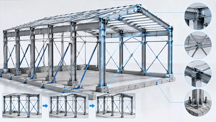 التركيب الميداني: التسلسل الصحيح ونقاط السلامة